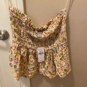 American Eagle strapless crop top